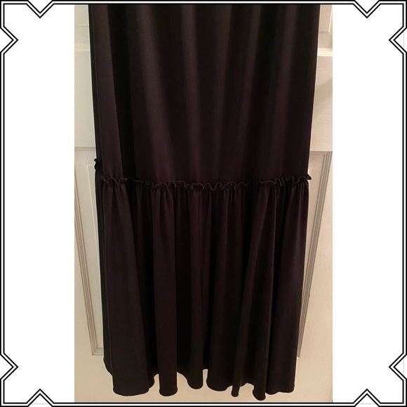 Bongo Black Hi/Lo Hem Halter Dress - Picture 5 of 8